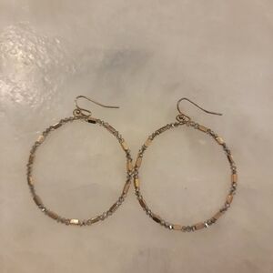 Sparkly Hoop Earrings